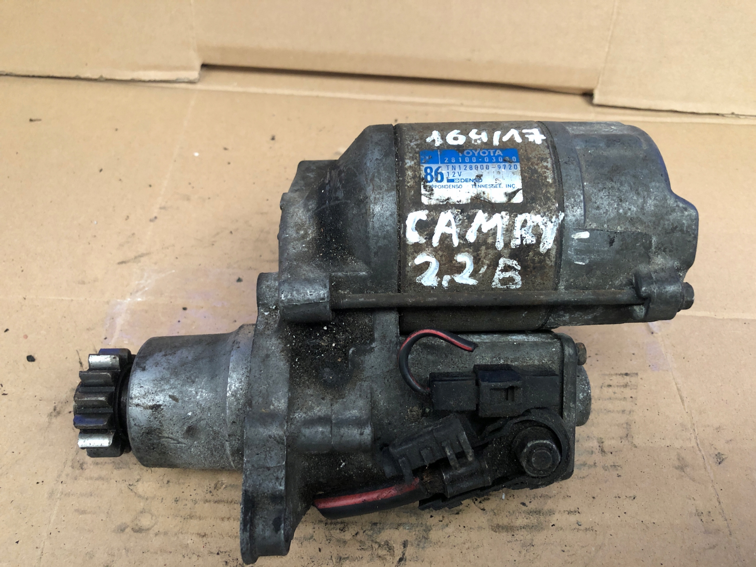 starter Toyota CAMRY 2.2B 28100-03030