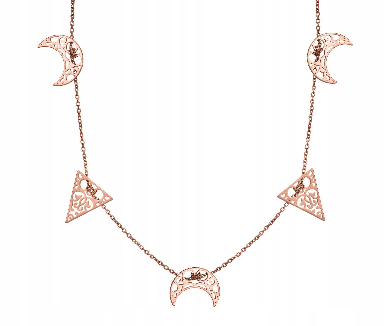 

Celebrytka srebrna pozłacana różowe złoto