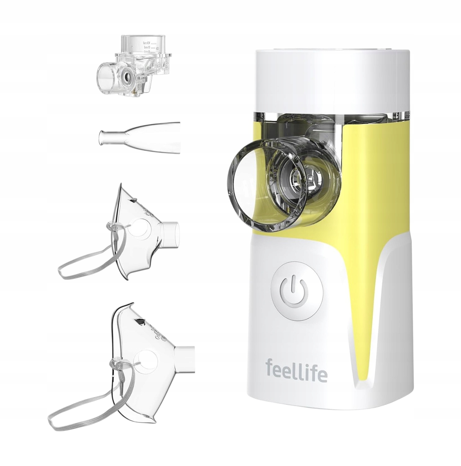 Feellife Aerogo-1 inhalator elektryczny nebulizator dzieci i dorośli żółty