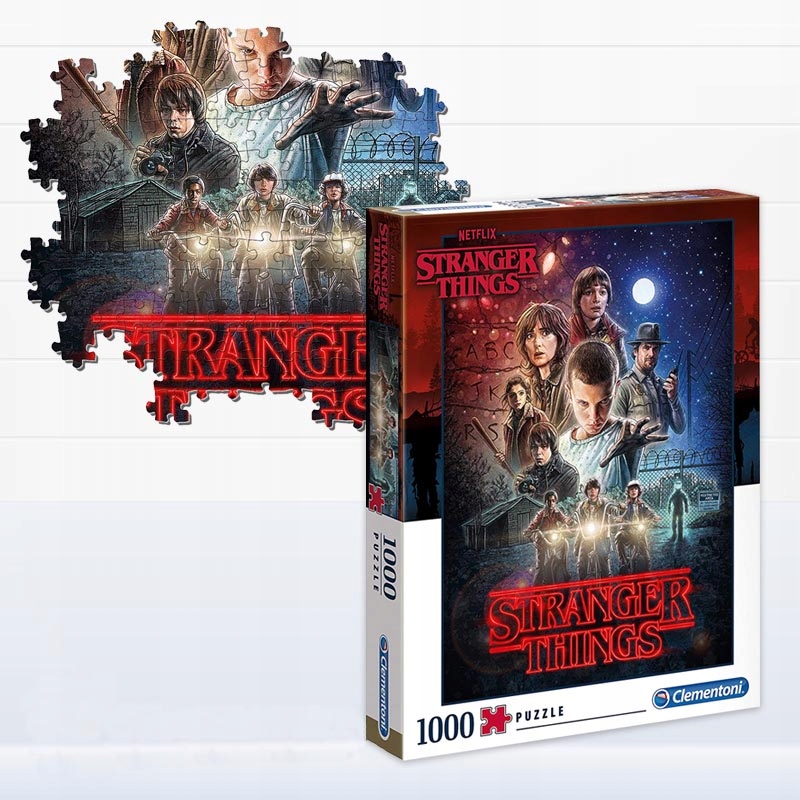 STRANGER THINGS Puzzle 1000 elementów Clementoni Compact Super jakość 39978