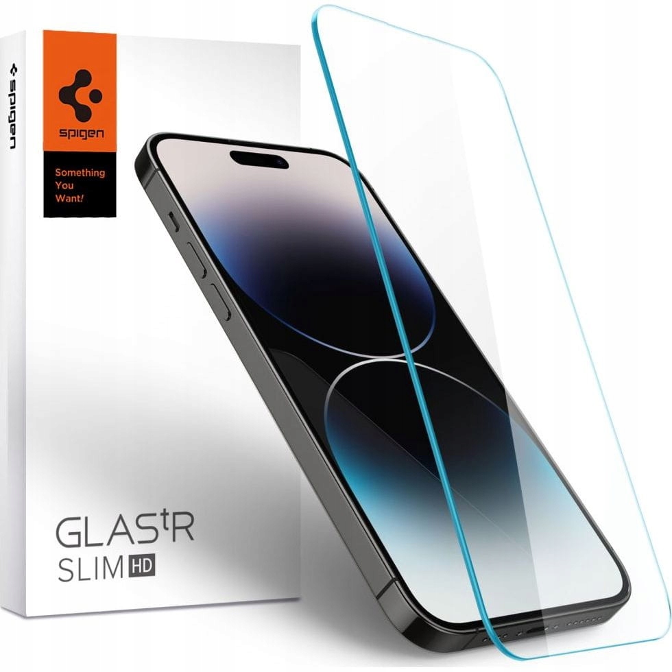Sklo pro Apple iPhone 14 Pro, Spigen Glas.tR Slim 1-Pack