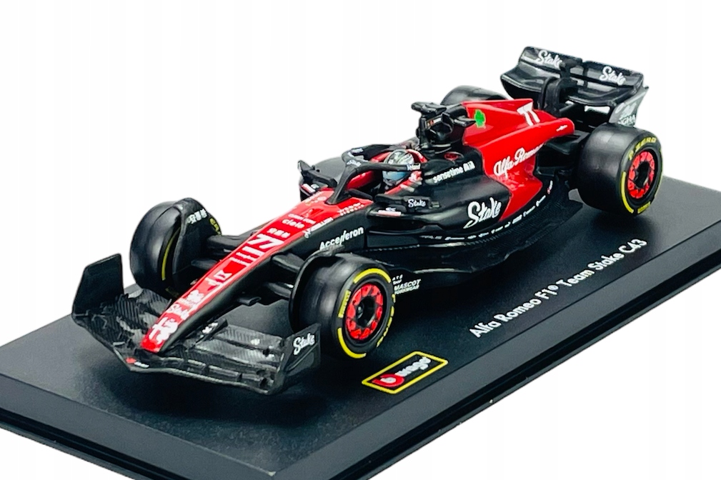 Bburago F1 Alfa Romeo Team Stake C43 #77 Bottas 38086 1:43 Formule 1 Nová
