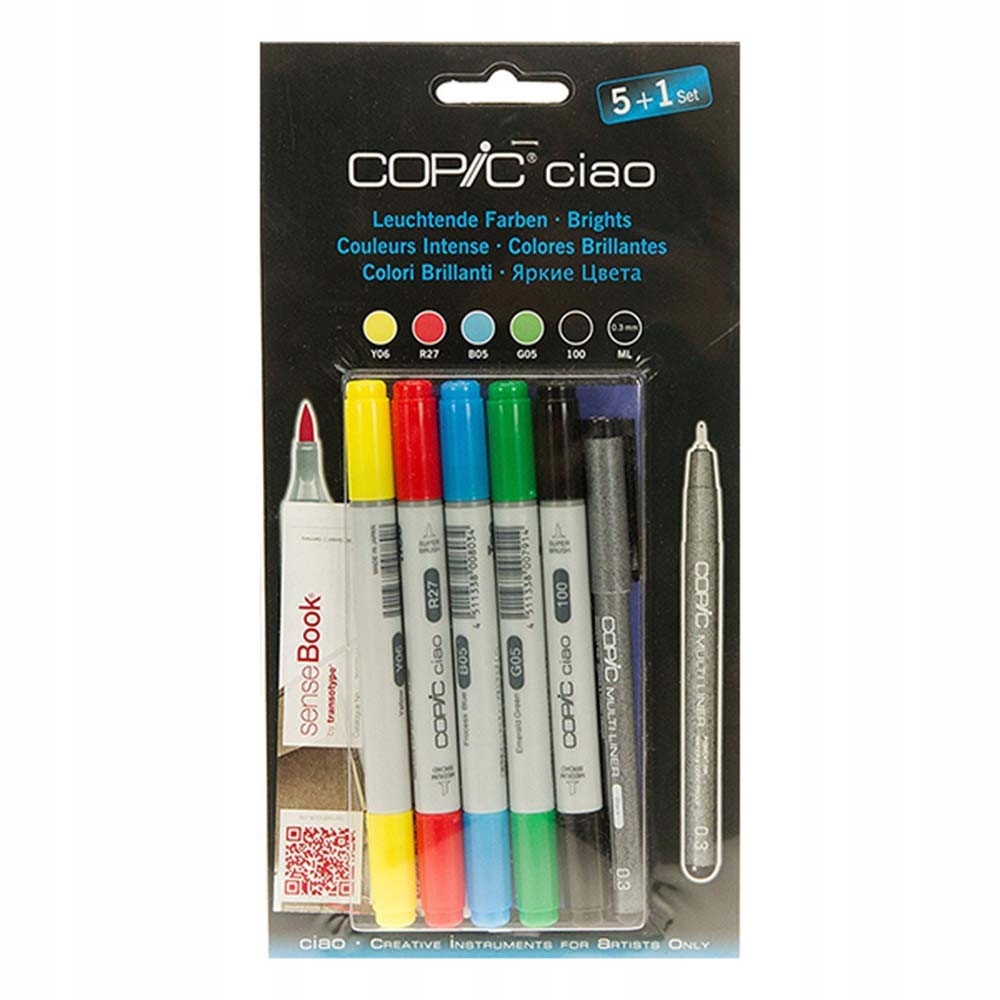 Copic Ciao Set 5+1 Barvy Světlé 6 ks