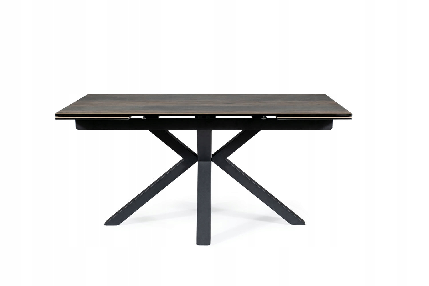 Stôl Columbus Ceramic hnedý/čierny 160-240x90 cm Sig