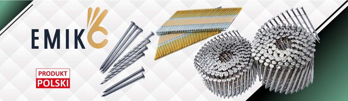 Gwoździe do gwoździarki łączone papierem 2,8x50mm 34° 2000szt Pierścieniowe Stan opakowania oryginalne