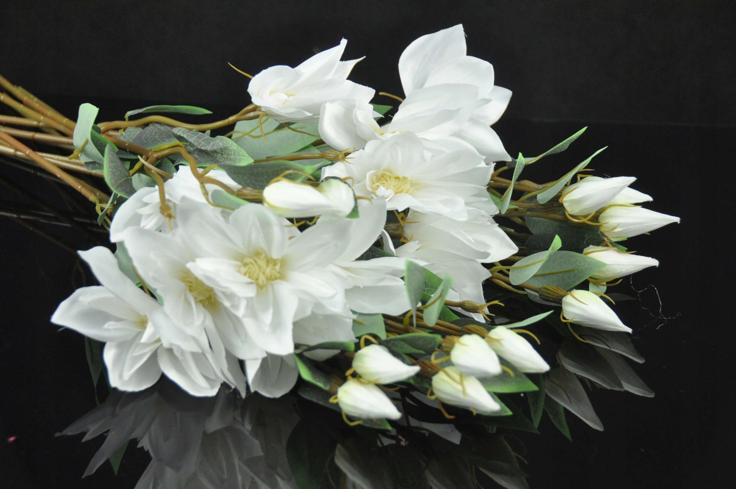 Klematis biały kwiat sztuczny Kod producenta Klematis biały