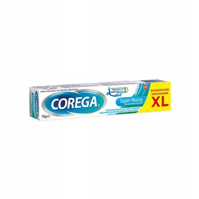 

Corega 70g Mocny Klej Delikatnie Miętowy XL