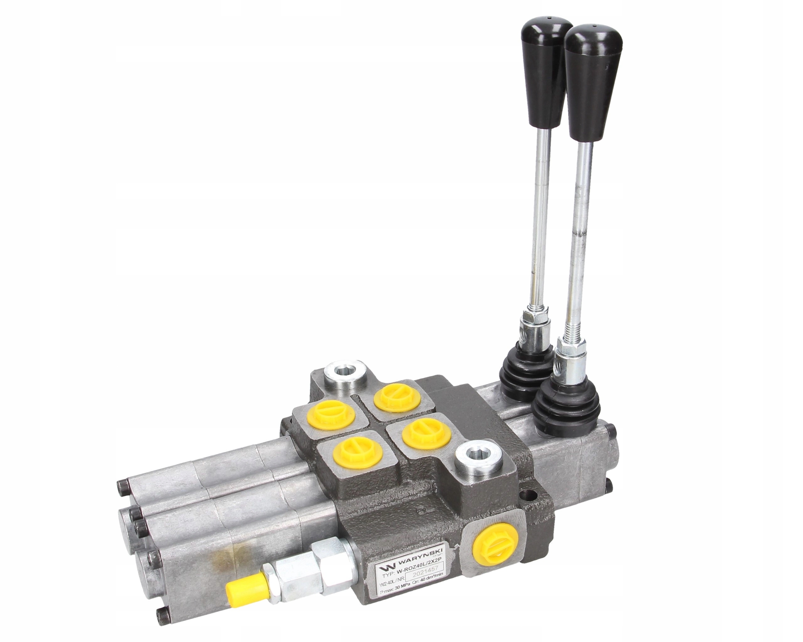 Hydraulický rozdělovač 2-sekční 40L 2 sec příliv