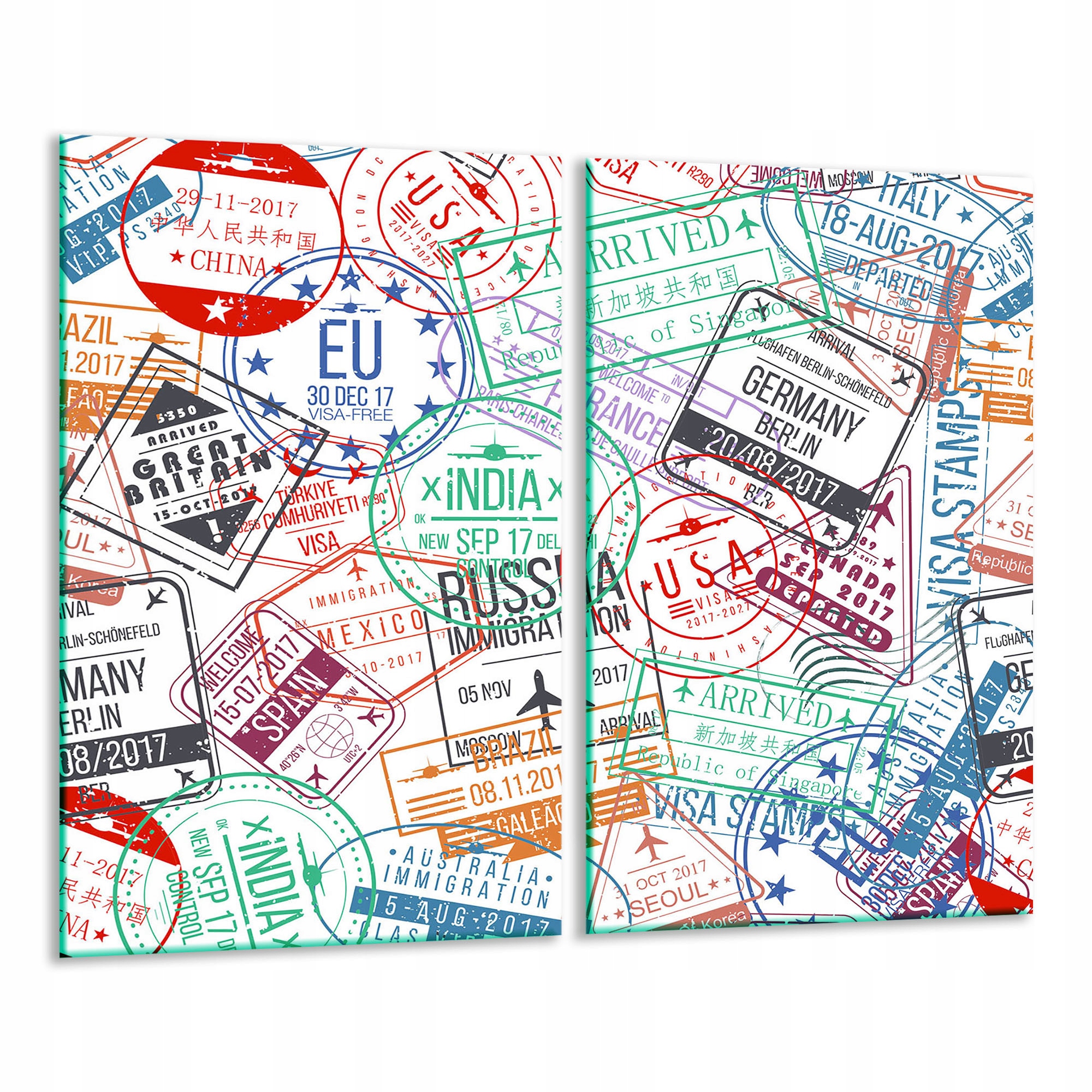 Skleněná Krájecí Deska 2x30x52 Tapeta 7v1