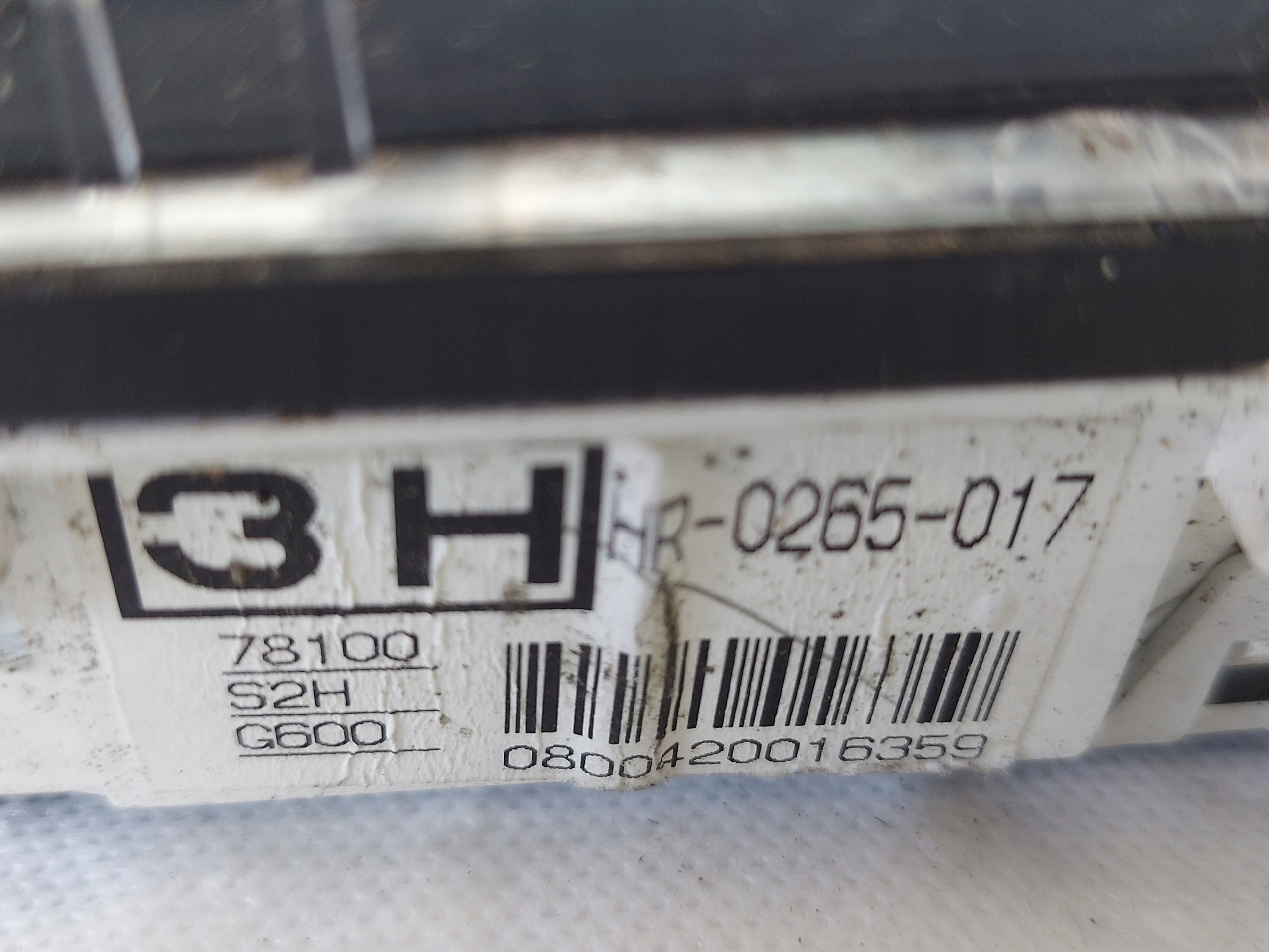 dials clock HONDA HRV GH 1.6 4WD HR0265017