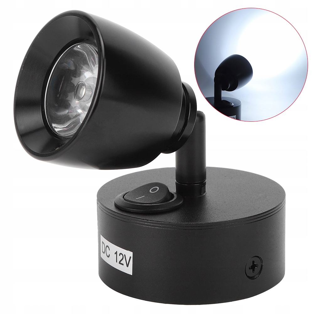 1619190015311 - НАСТЕННЫЙ СВЕТИЛЬНИК 12V LED ВРАЩАЮЩАЯСЯ ЛАМПА 3W