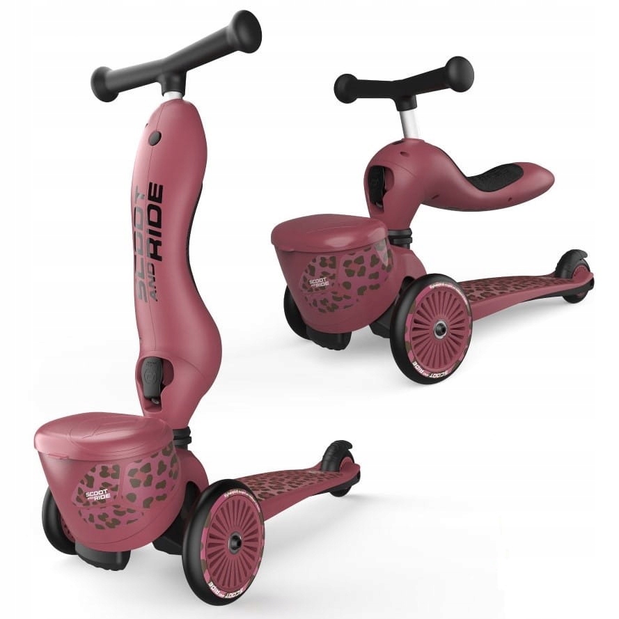 Scootandride Highwaykick 1 2w1 Jeździk hulajnoga Z Zamykanym Schowkiem 1+