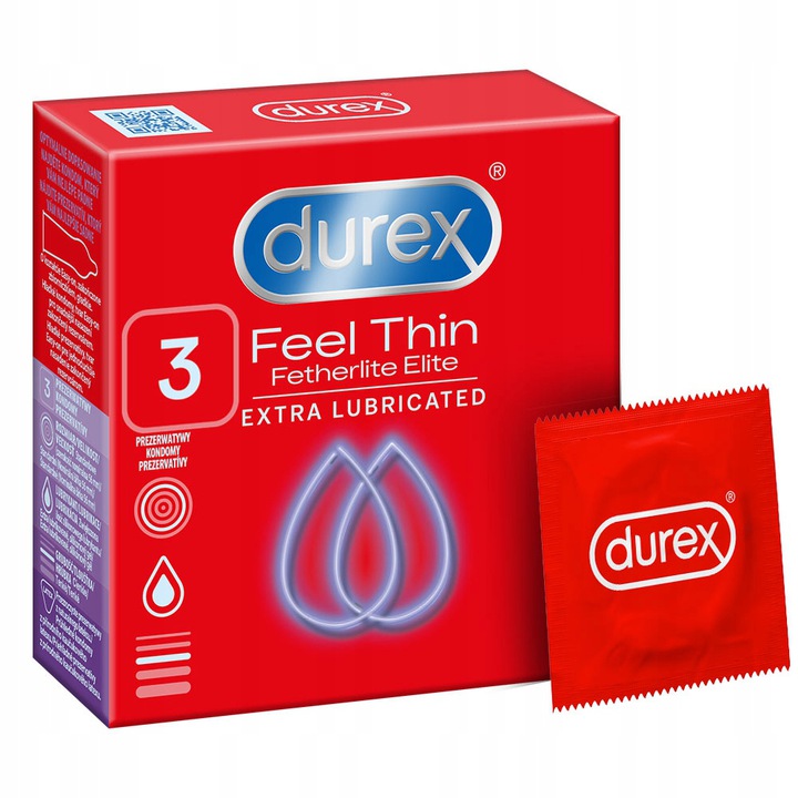 

Durex prezerwatywy Fetherlite Elite cienkie 3 szt