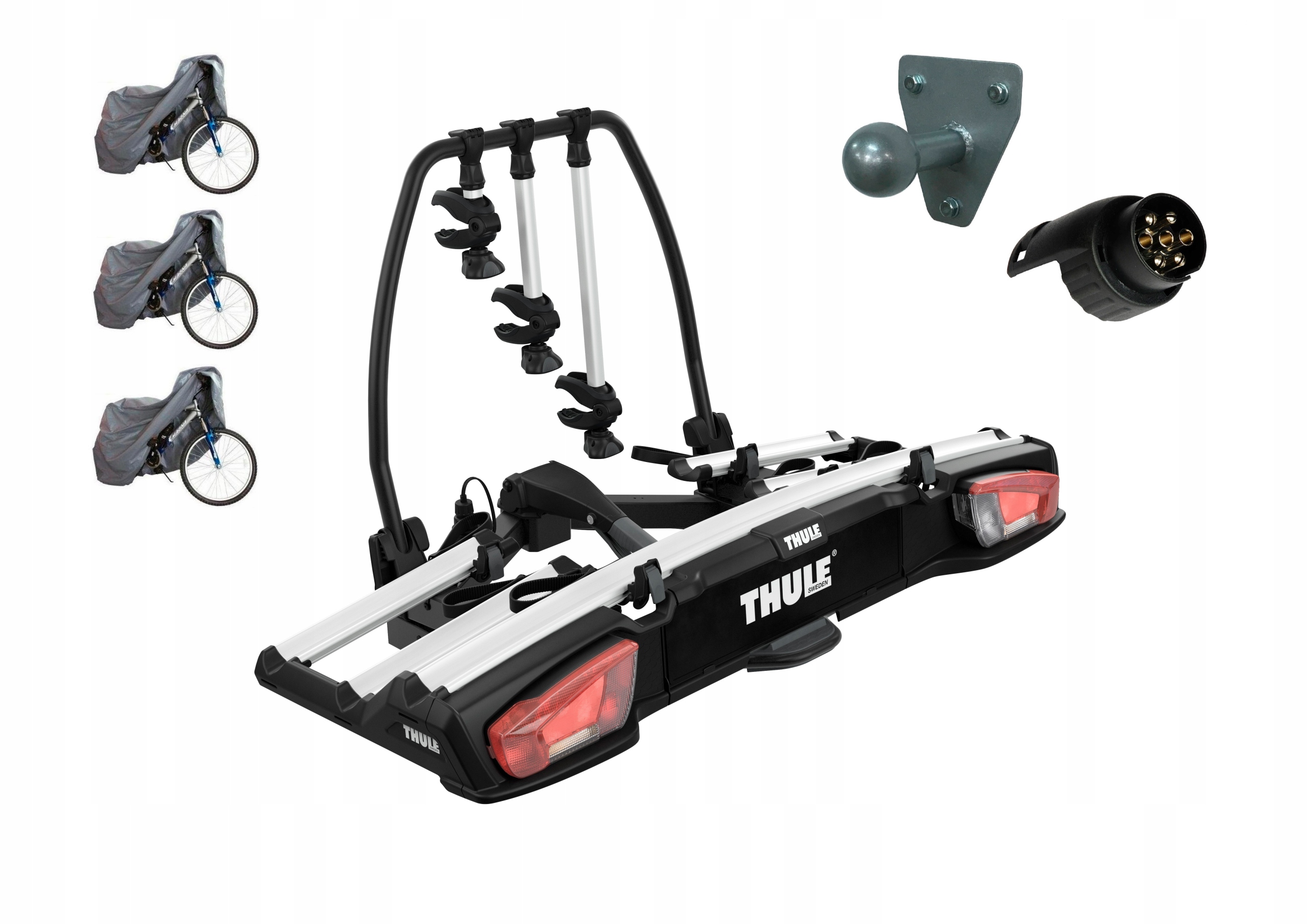 Велосипедна стійка для 3-х велосипедних гачків Thule VELOSPACE