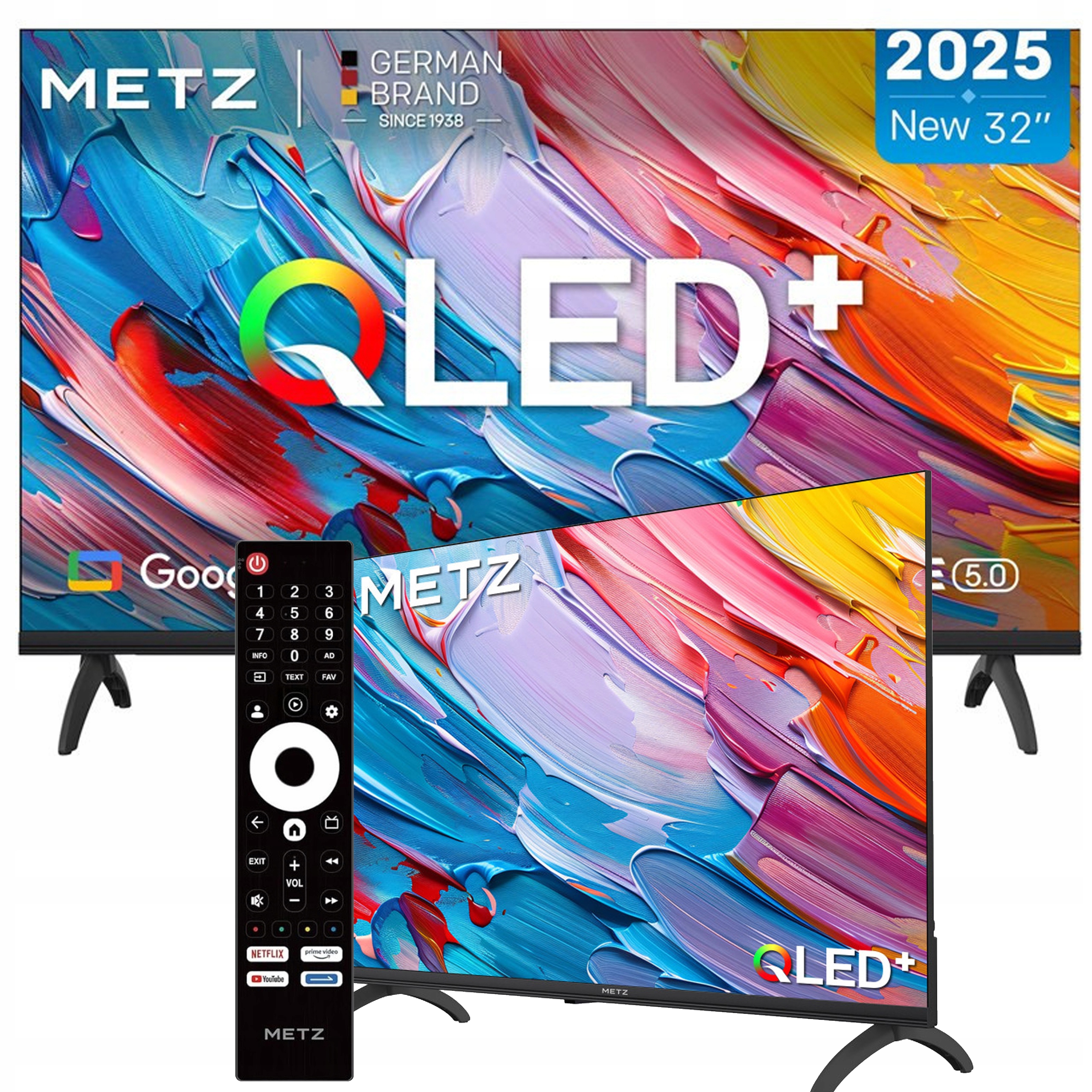 Telewizor Qled Metz 40MQF7000Z 40" Full Hd Direct Led Smart Google Tv