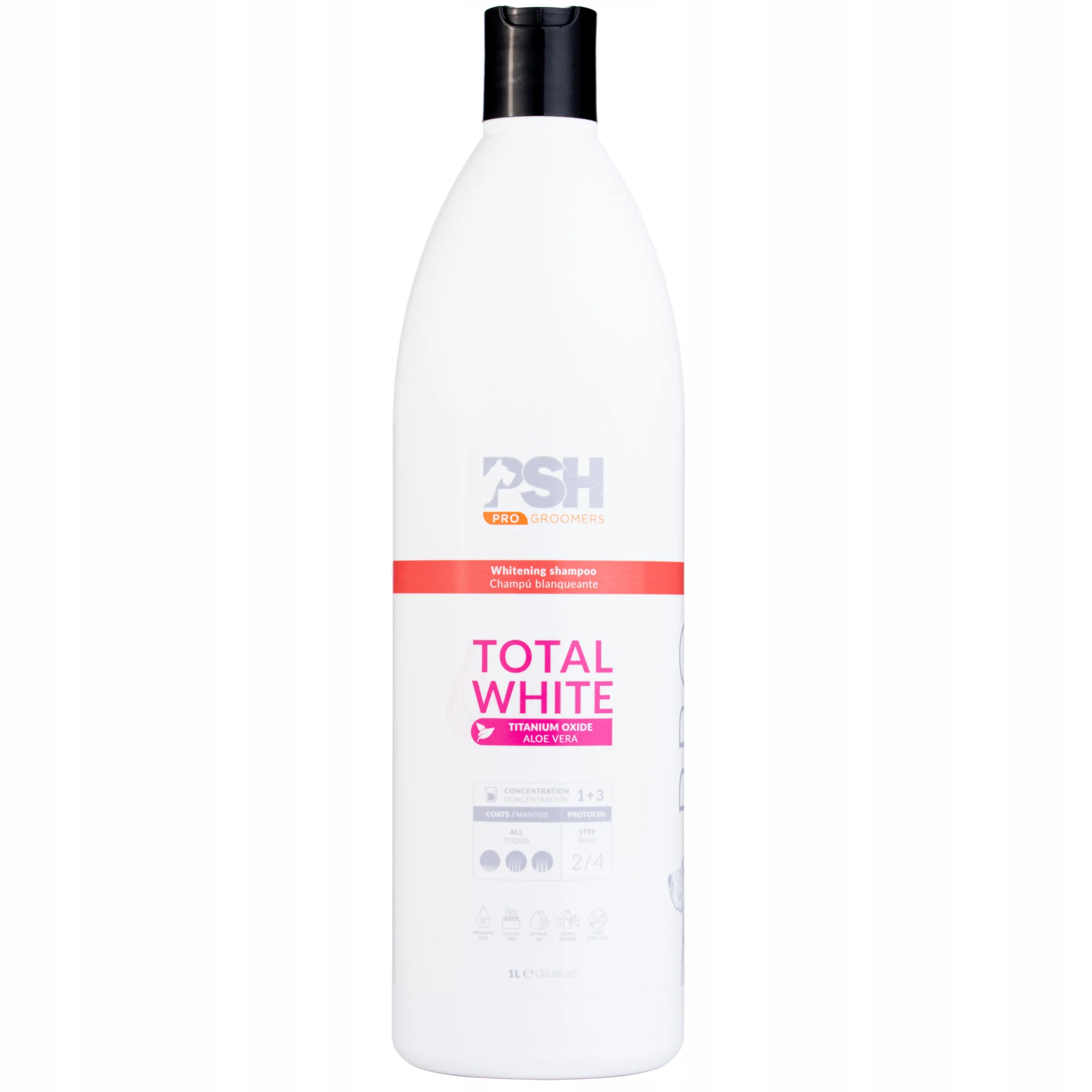 Psh Total White Szampon wybielający koncentrat 1:2 1L