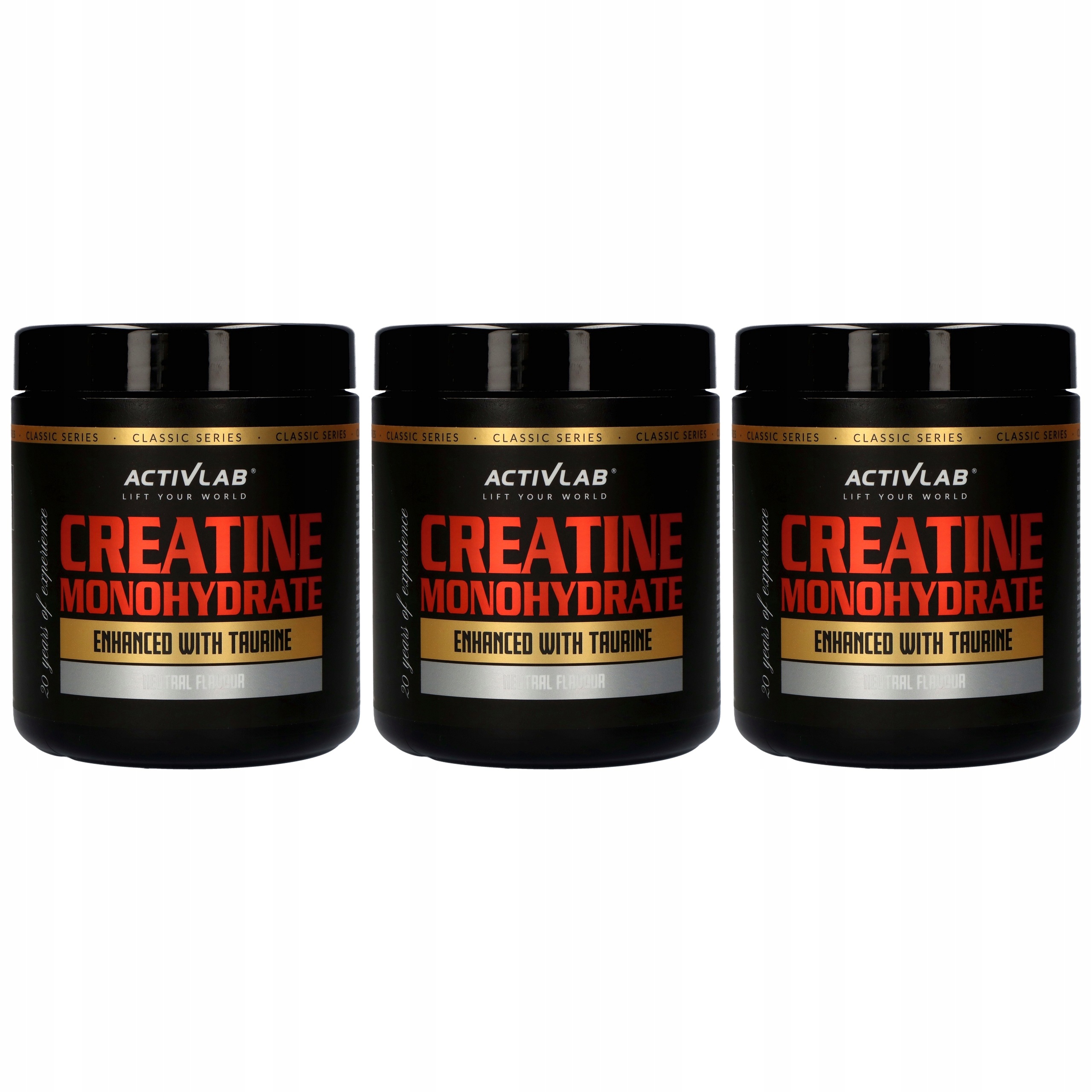 3x Activlab Creatine Monohydrate 300 g Kreatin Síla a vytrvalost