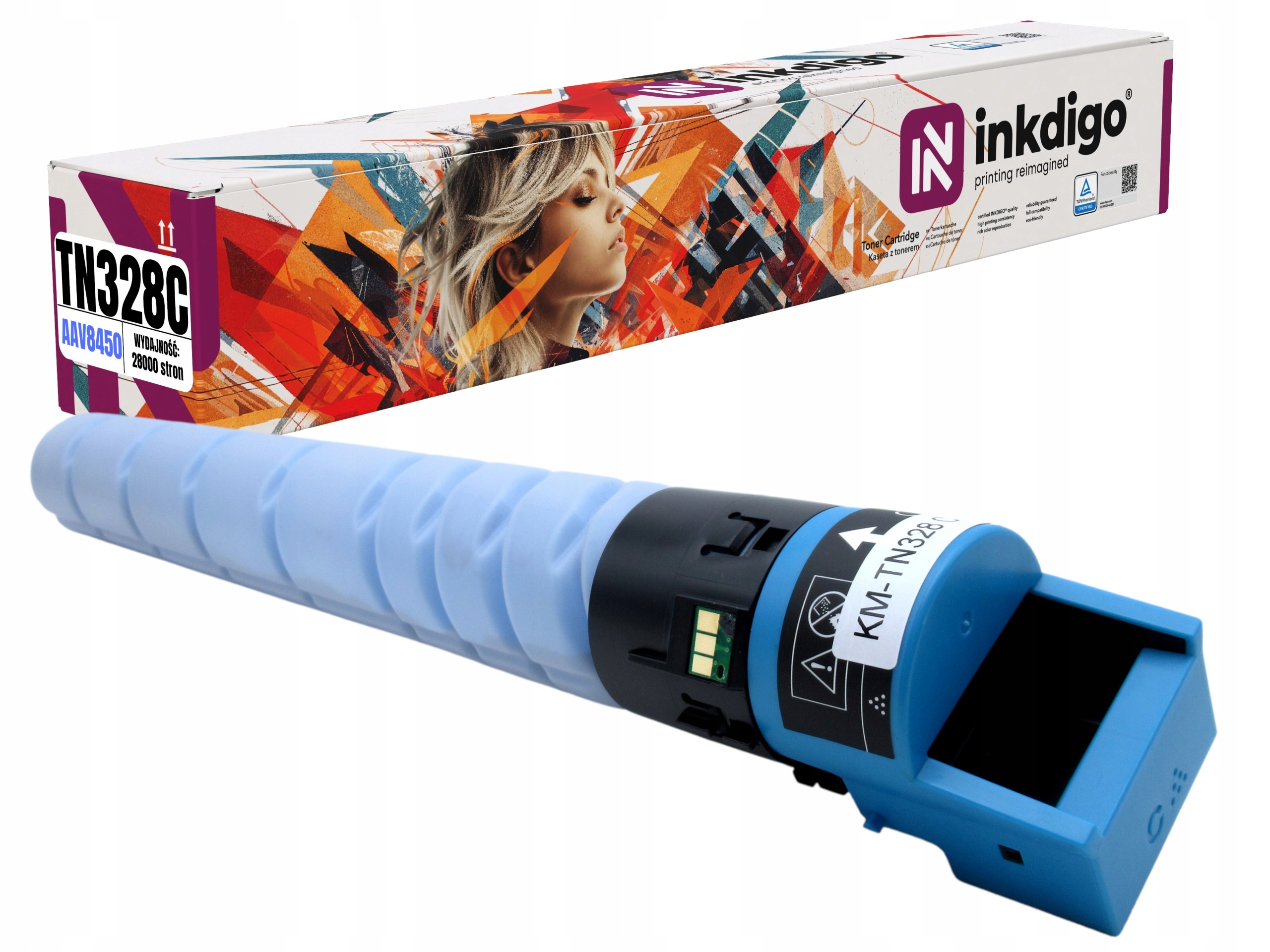 Konica Minolta Bizhub C250i C300i C360i Náhradní Toner TN328C