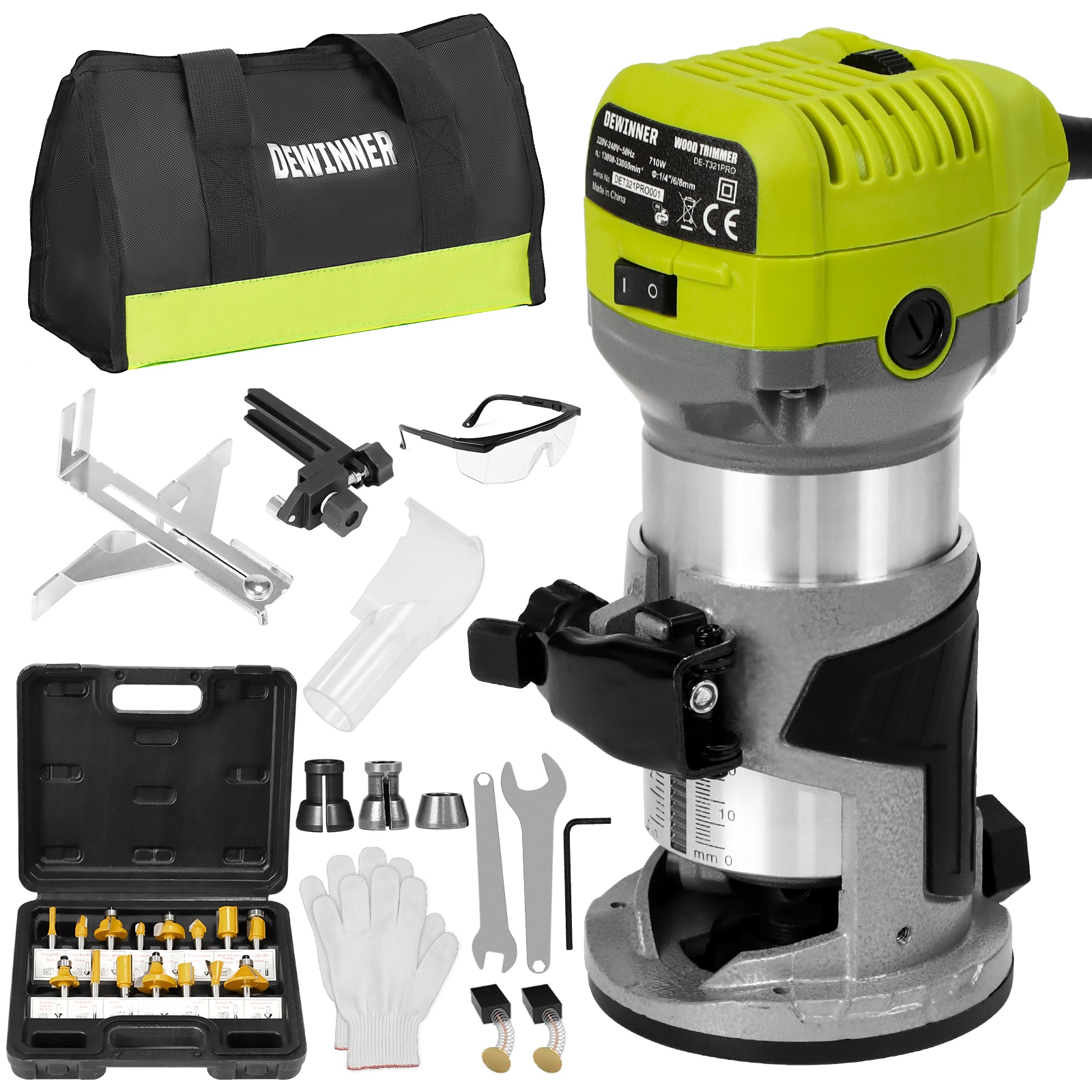 Dewinner frezarka górnowrzecionowa do drewna pionowa ręczna do krawędzi