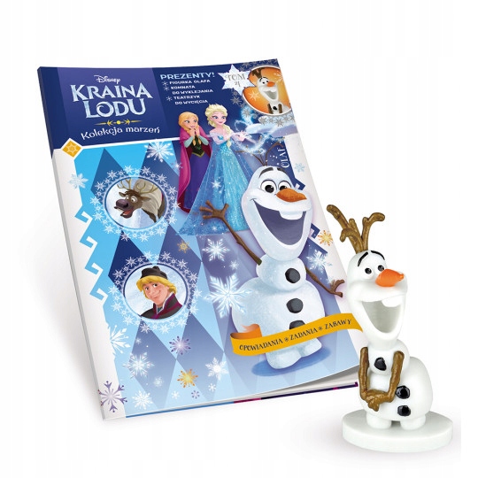 KRAINA LODU OLAF FIGURKA NAKLEJKI ZABAWY TOM 4