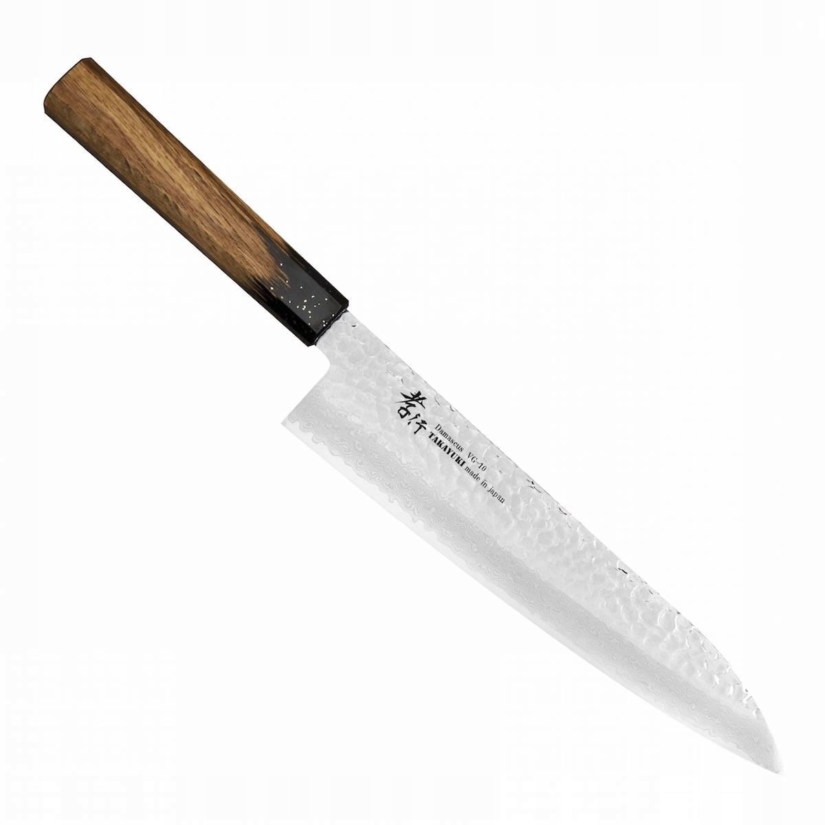 Sakai Takayuki Urushi VG10 Kokushin Japonský nôž šéfkuchára 60-61HRC 24 cm