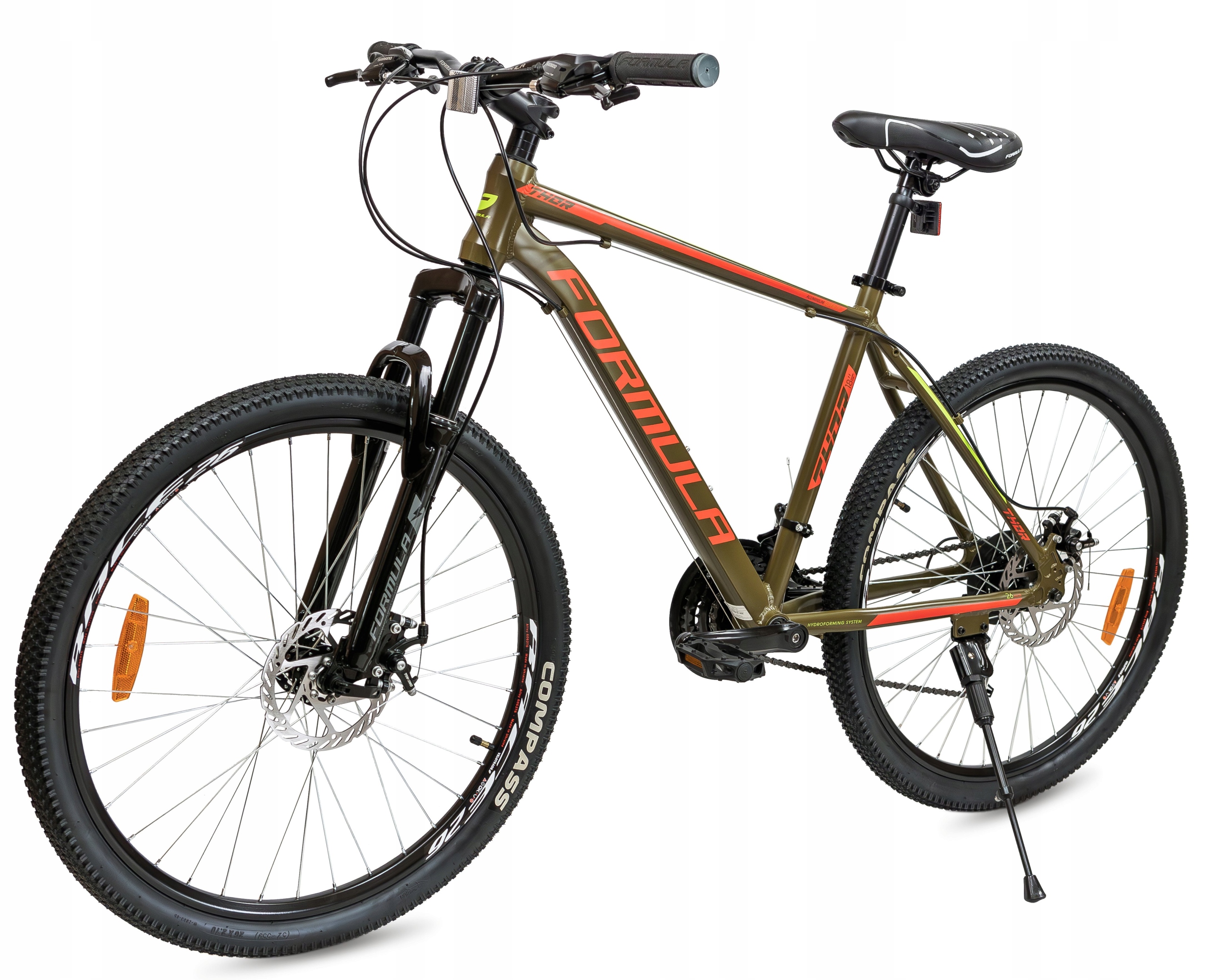 ROWER GÓRSKI MTB 26 CALI 21 BIEGÓW AMORTYZACJA HAMULCE TARCZOWE RAMA 18cali Marka Velotrade