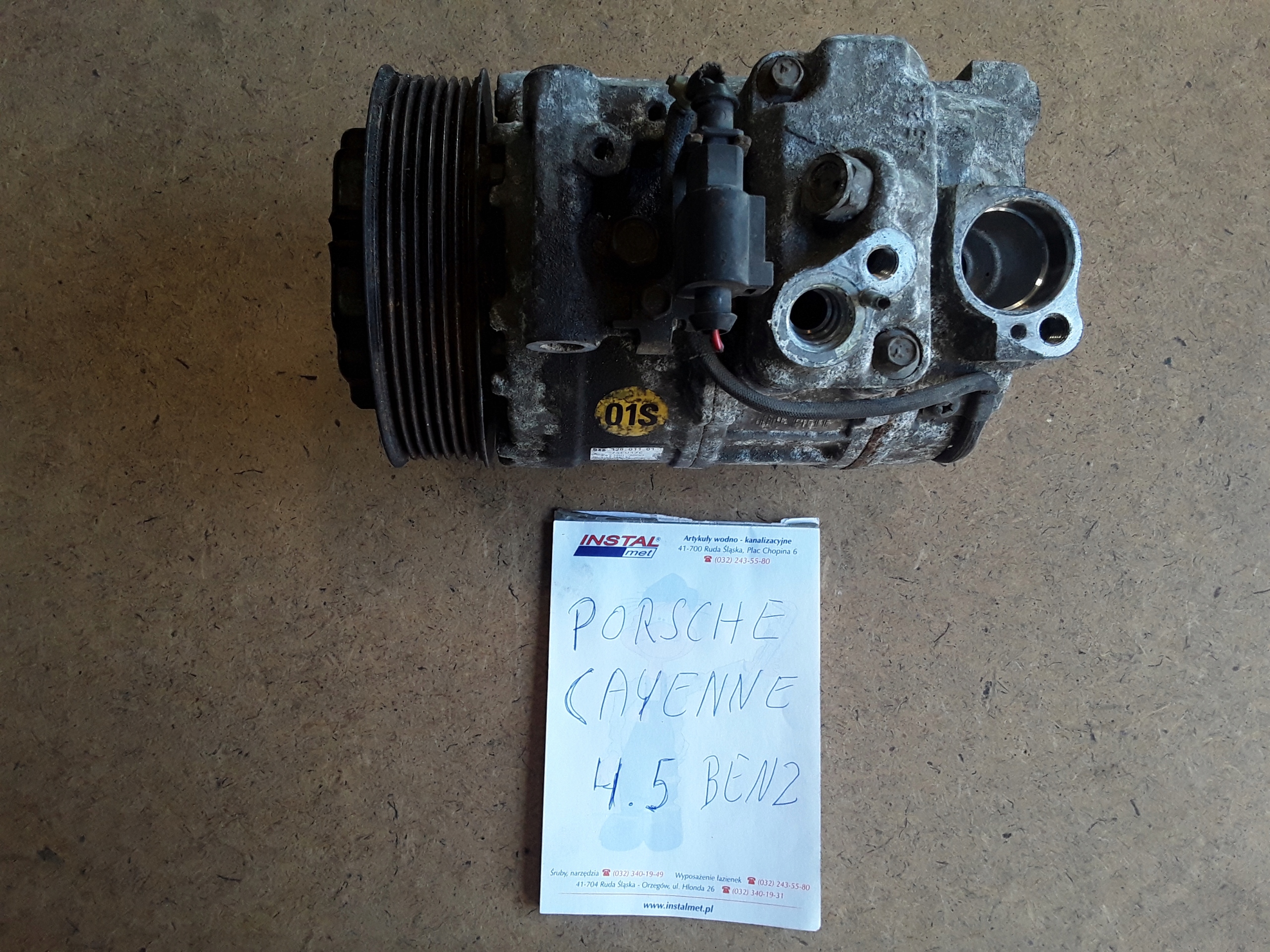 Компрессор кондиционера PORSCHE Cayenne 4.5 s Denso
