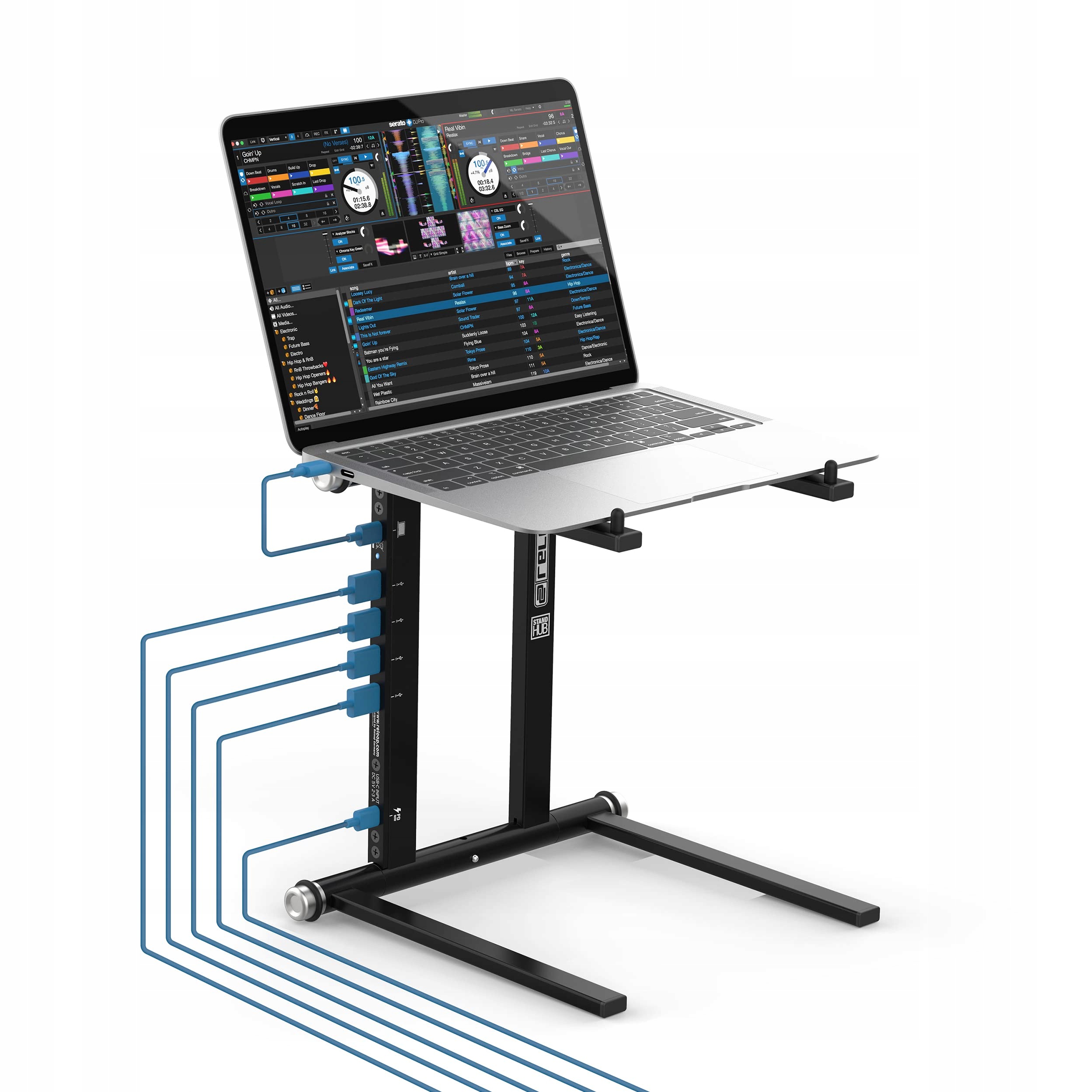 Reloop Stojanový rozbočovač, kombinace stojanu a Usb-c hubu