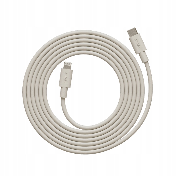 Avolt Cable 1 Nabíjecí kabel Lightning MFi 2 m béžový