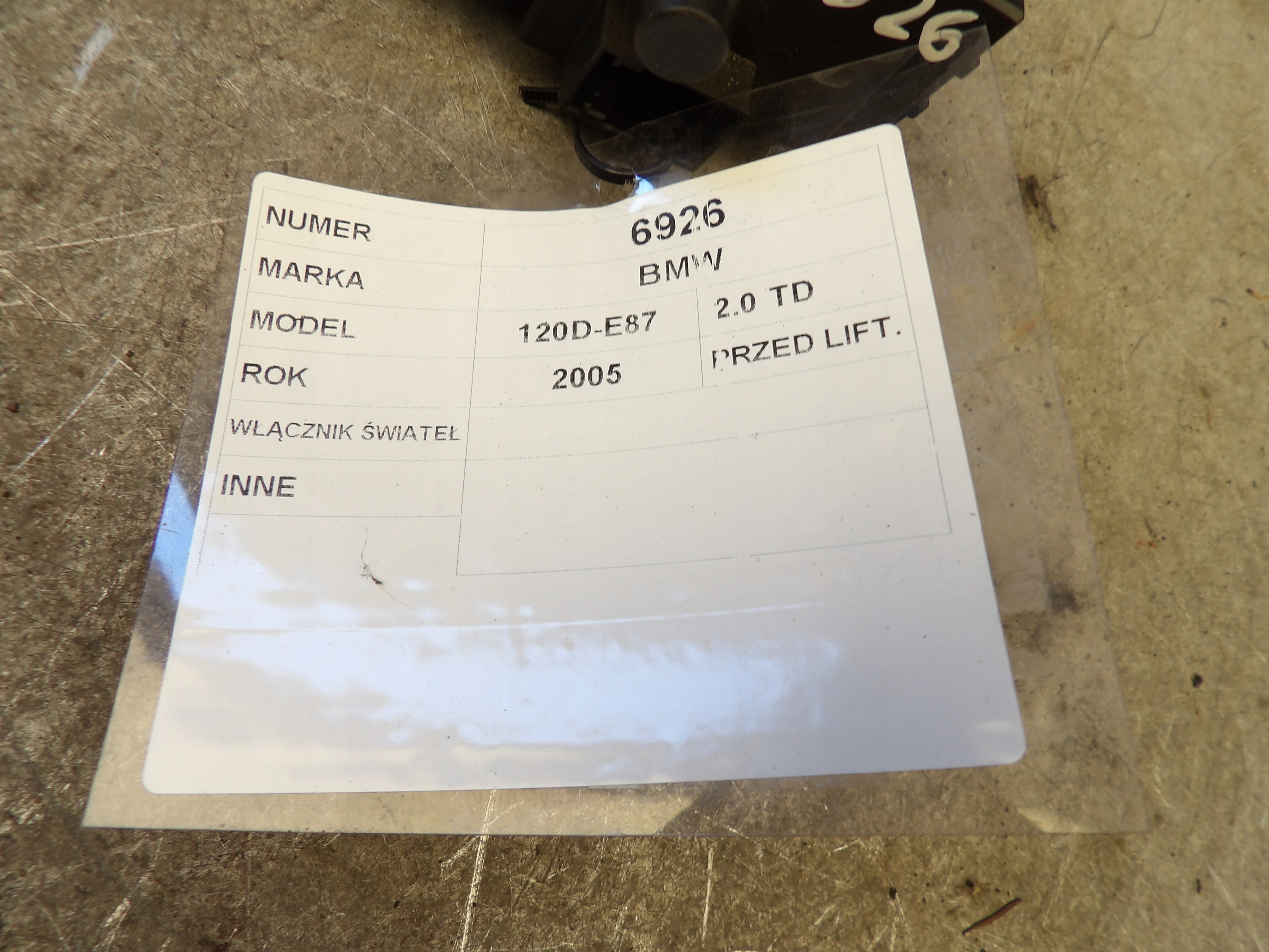 BMW 120d E87 schalter leuchten