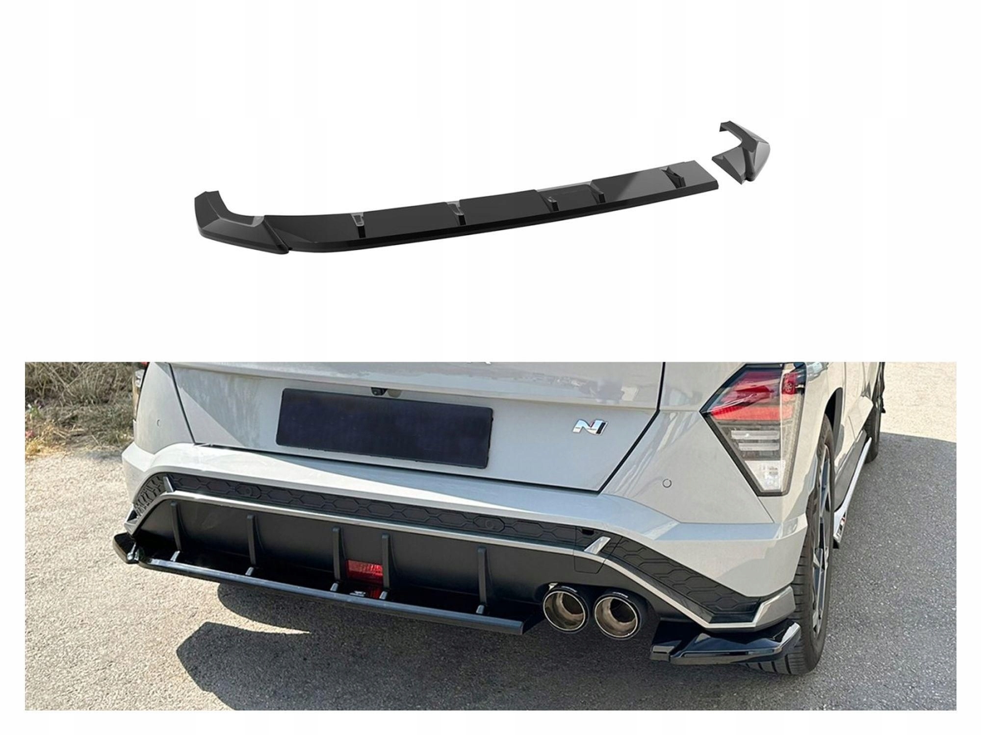 Kryt zadního nárazníku difuzér pro Hyundai Kona II 2023-