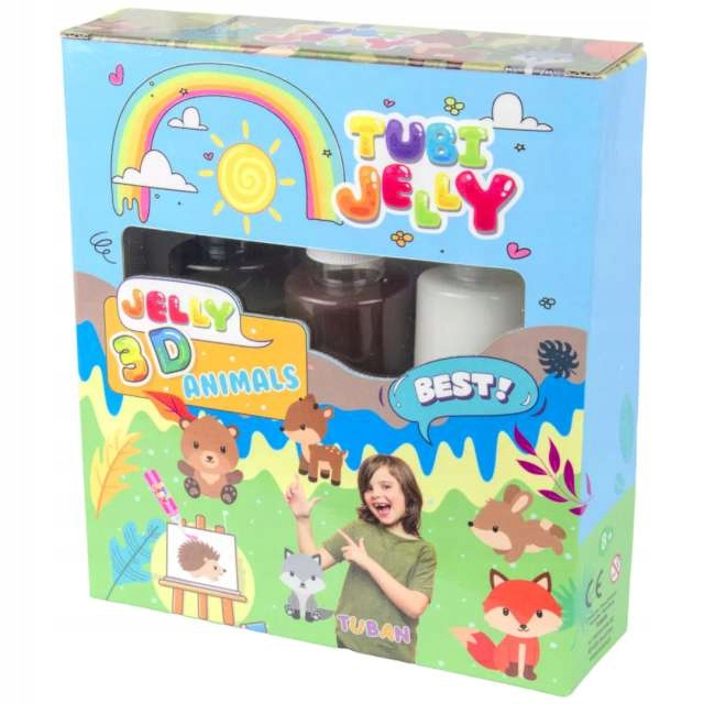 

Zestaw Tubi Jelly 3 Zwierzątka żelki 3D