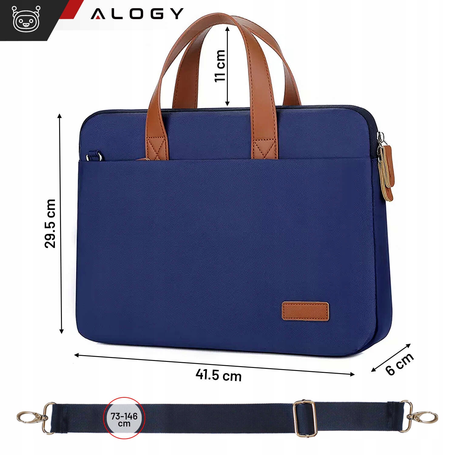 Torba etui na laptopa MacBook'a 15.6 do pracy szkoły pojemna Slim Pokrowiec Stan opakowania oryginalne