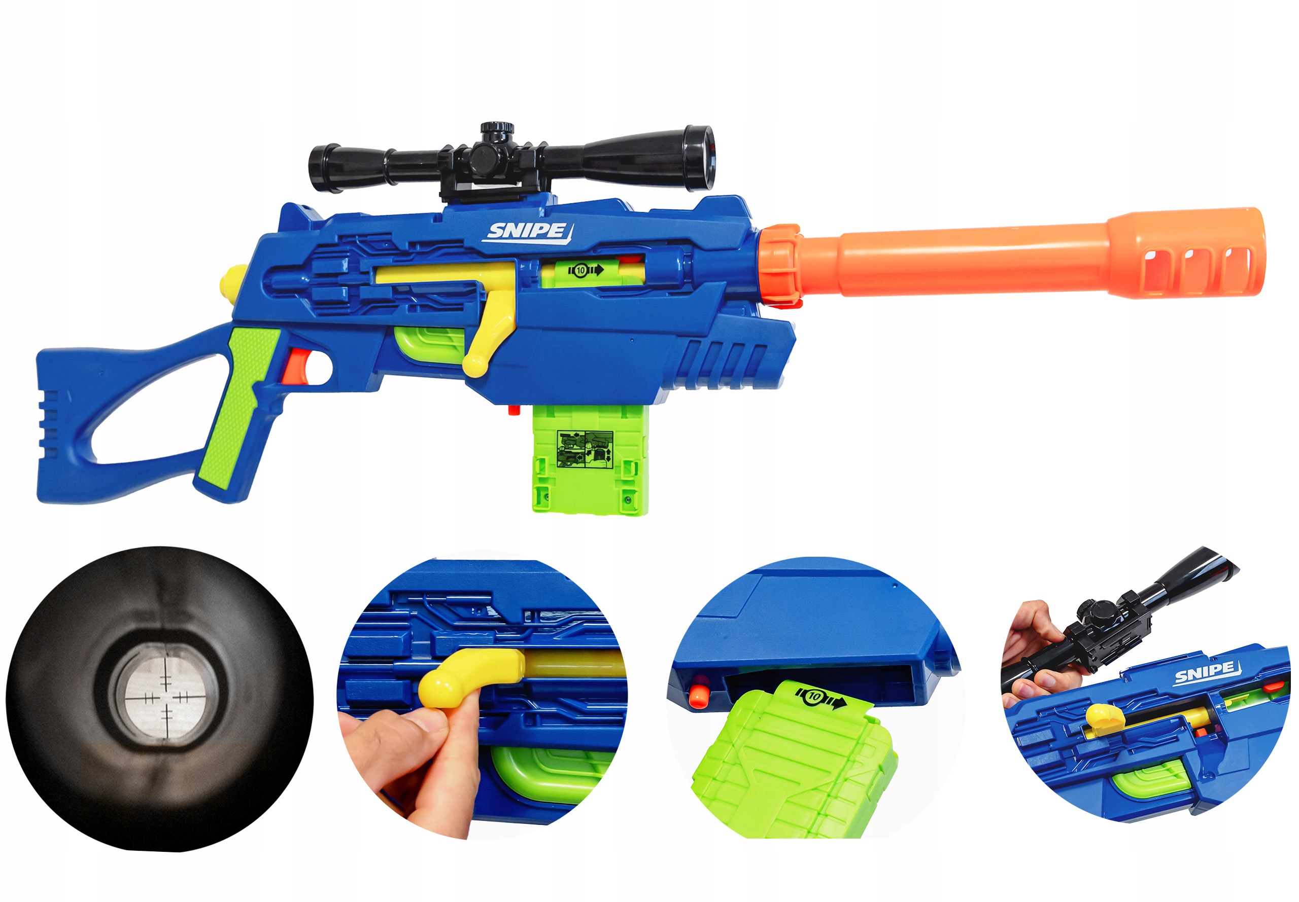 BUZZ BEE SNAJPERKA MASTER TEK DODATKI CELE OPASKA Wiek dziecka 8 lat +