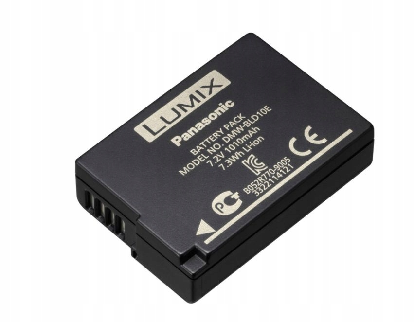 Originální akumulátor Panasonic DMW-BLD10E pro Lumix DMC-G3 DMC-GF2 DMC-GX1