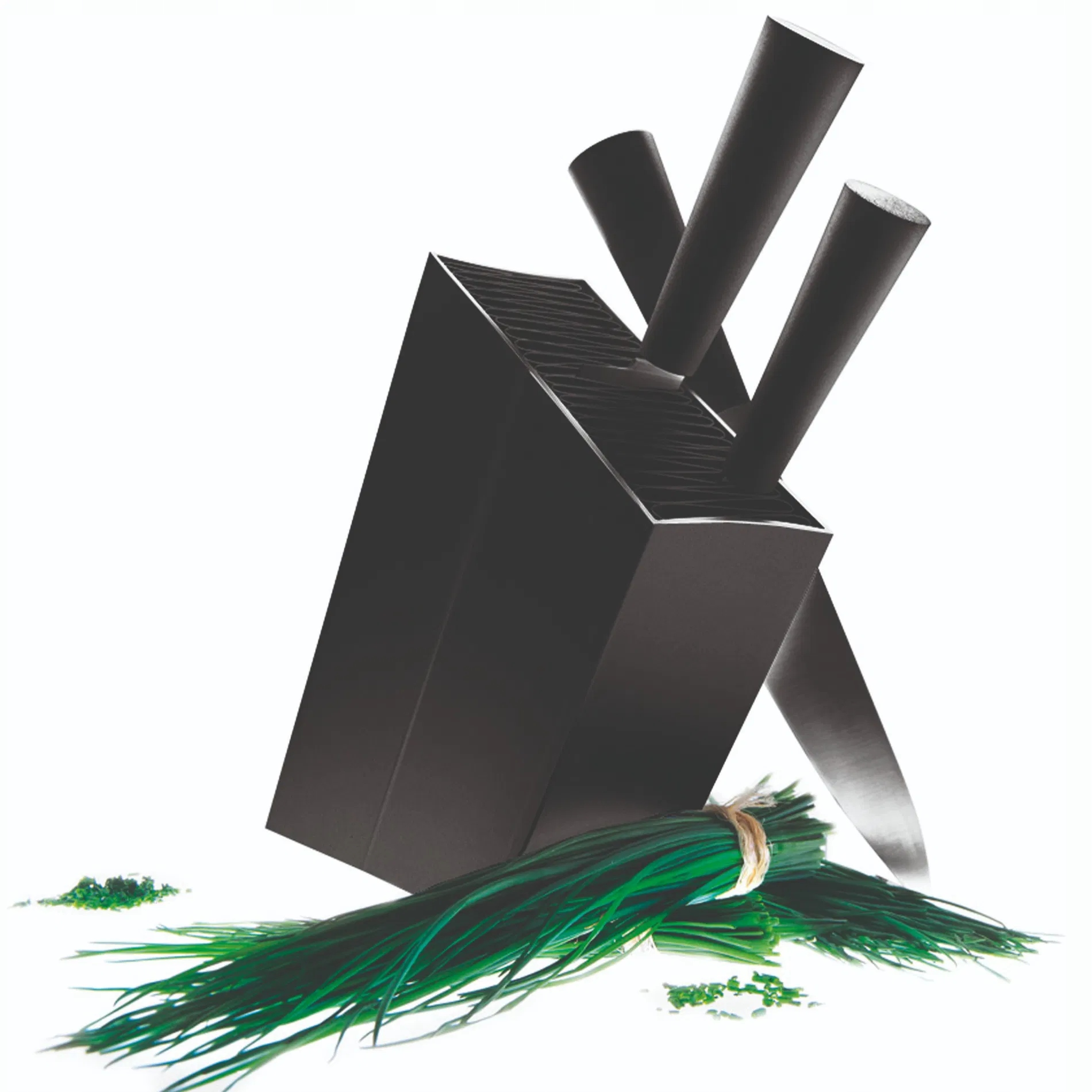 Eva Solo Cooking Nože blok na nože hliník černá