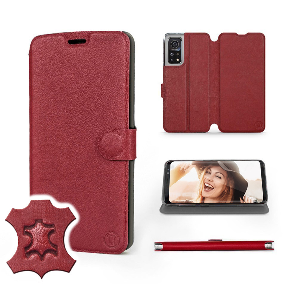 

Etui Mobiwear do Xiaomi Mi 10T Pro - Dark Red Leat