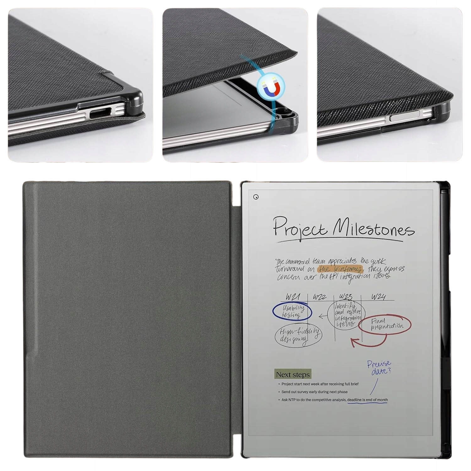 Najlżejsze case etui futerał do reMarkable Paper Pro 2024/2025 11,8"
