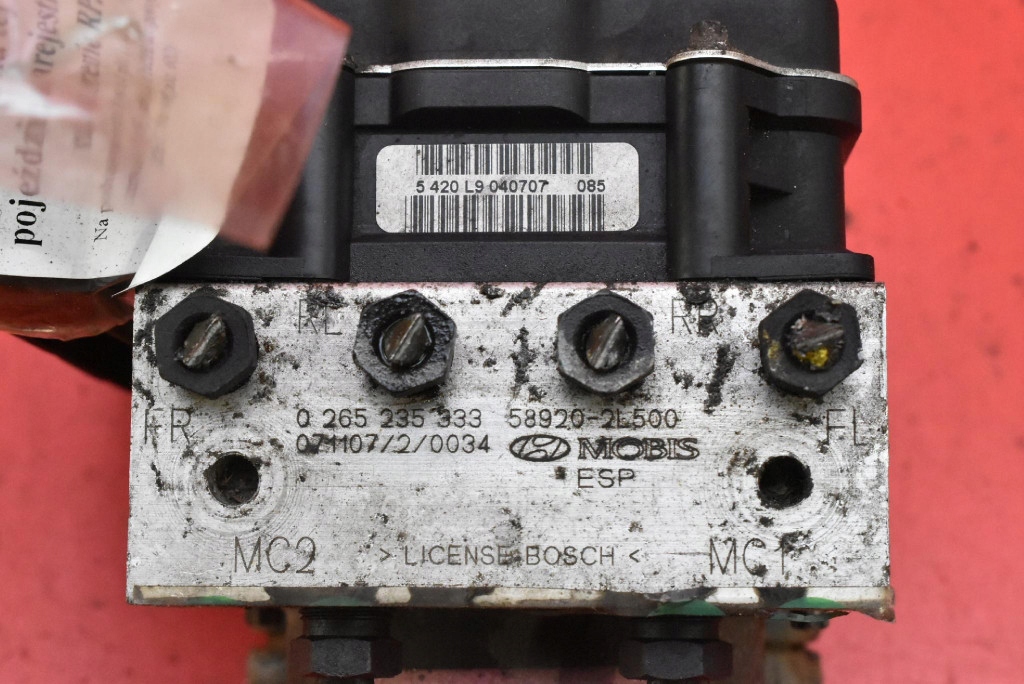 Pompa ABS 58920-2L500 HYUNDAI I30 1 e FD 1.6 CRDI 116 KM 07-10