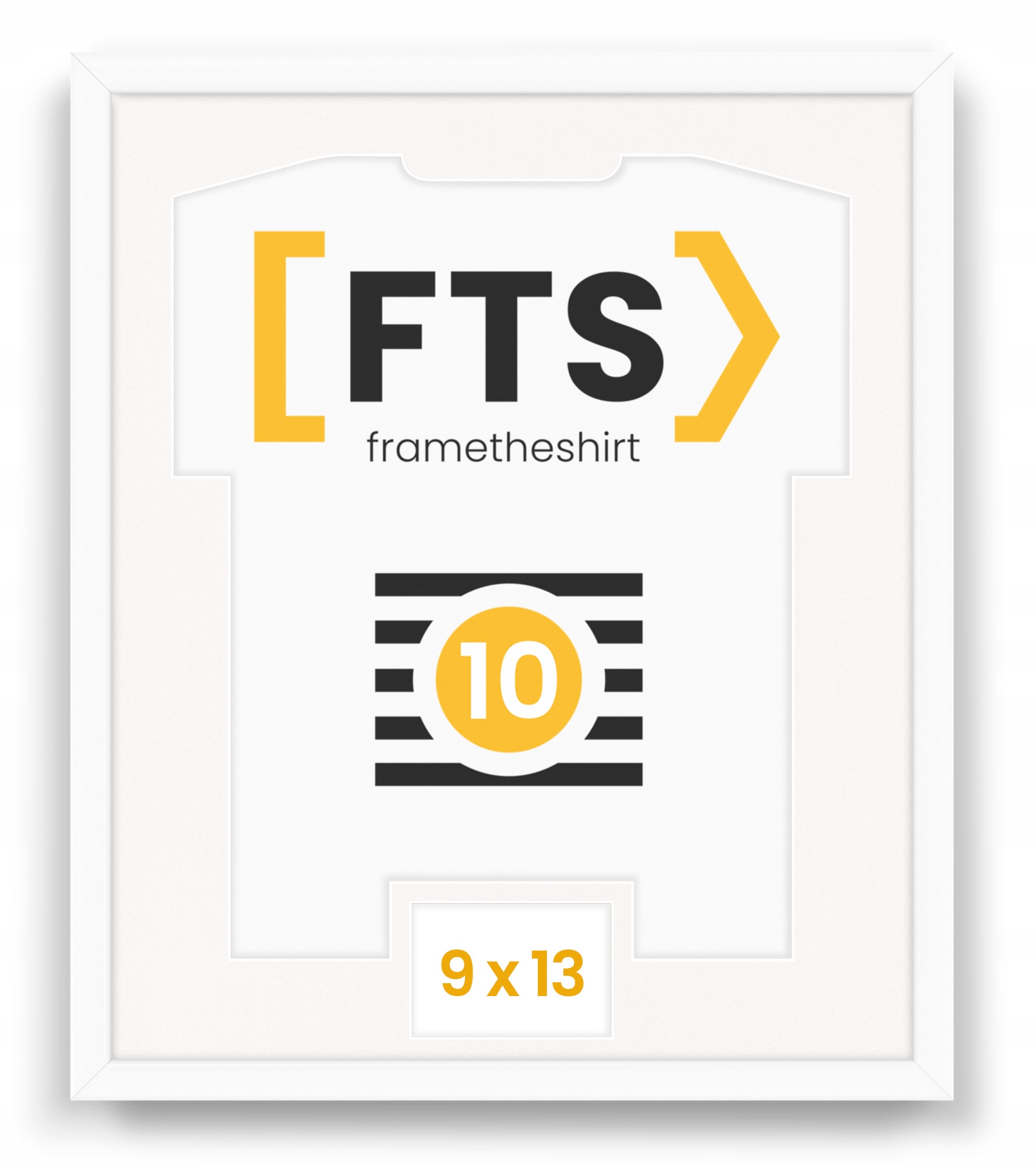 Rámeček na sportovní tričko s oknem suvenýr z hřiště