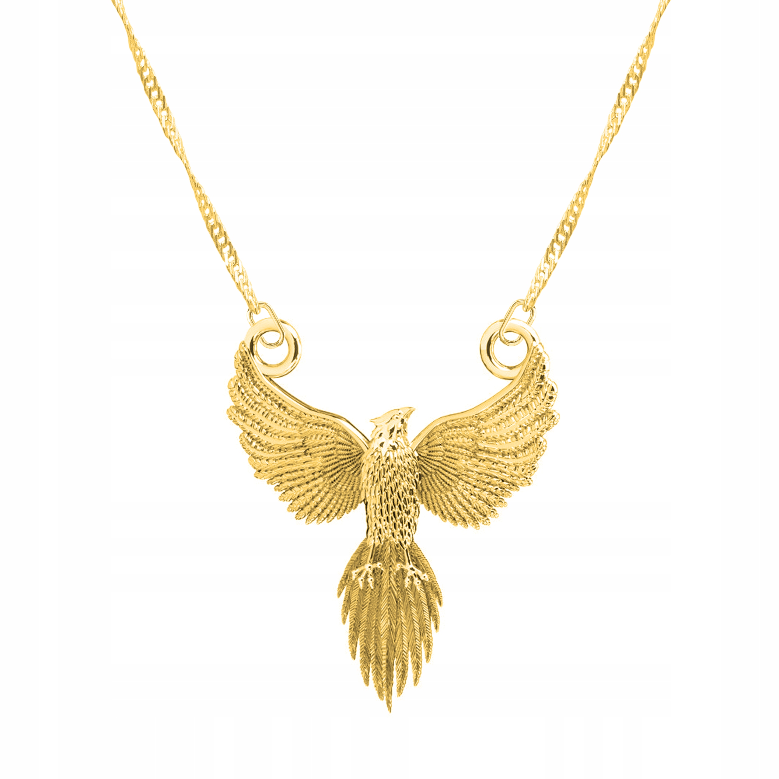Řetízek zlatý náhrdelník 925 Fénix