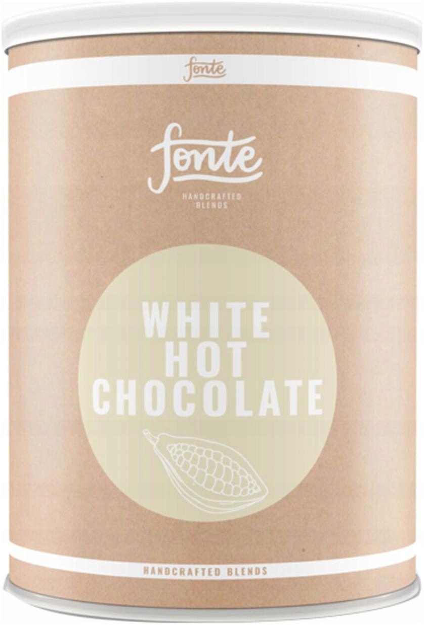 Horká Bílá Čokoláda Fonte White Hot Chocolate 2 kg 65 porcí
