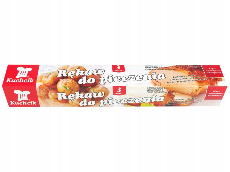 

Rękaw Do Pieczenia 29cm 3m 1m z klipsami 4m
