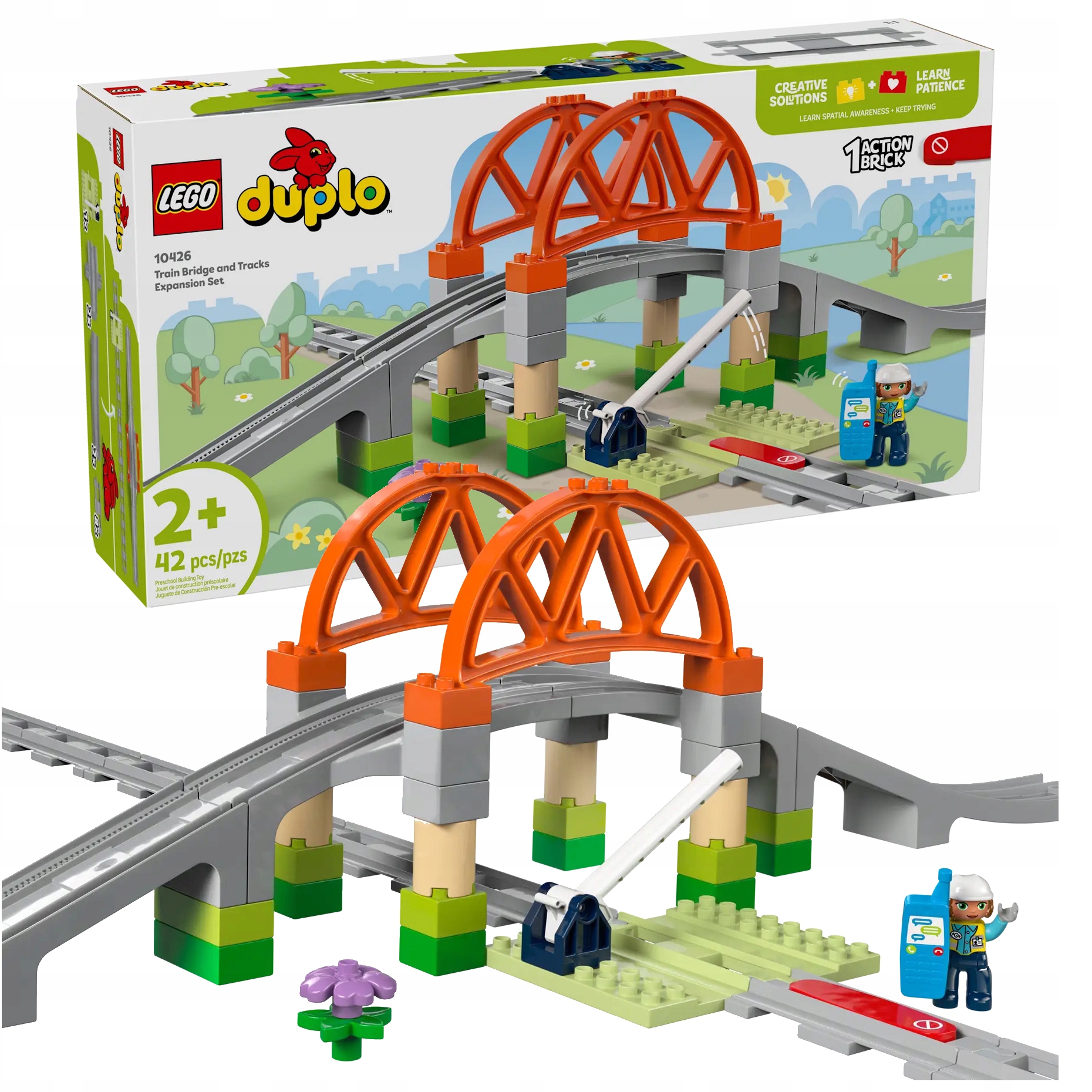 Lego Duplo 10426 Mosty A Železniční Tratě Rozšiřující Sada Stavebnice