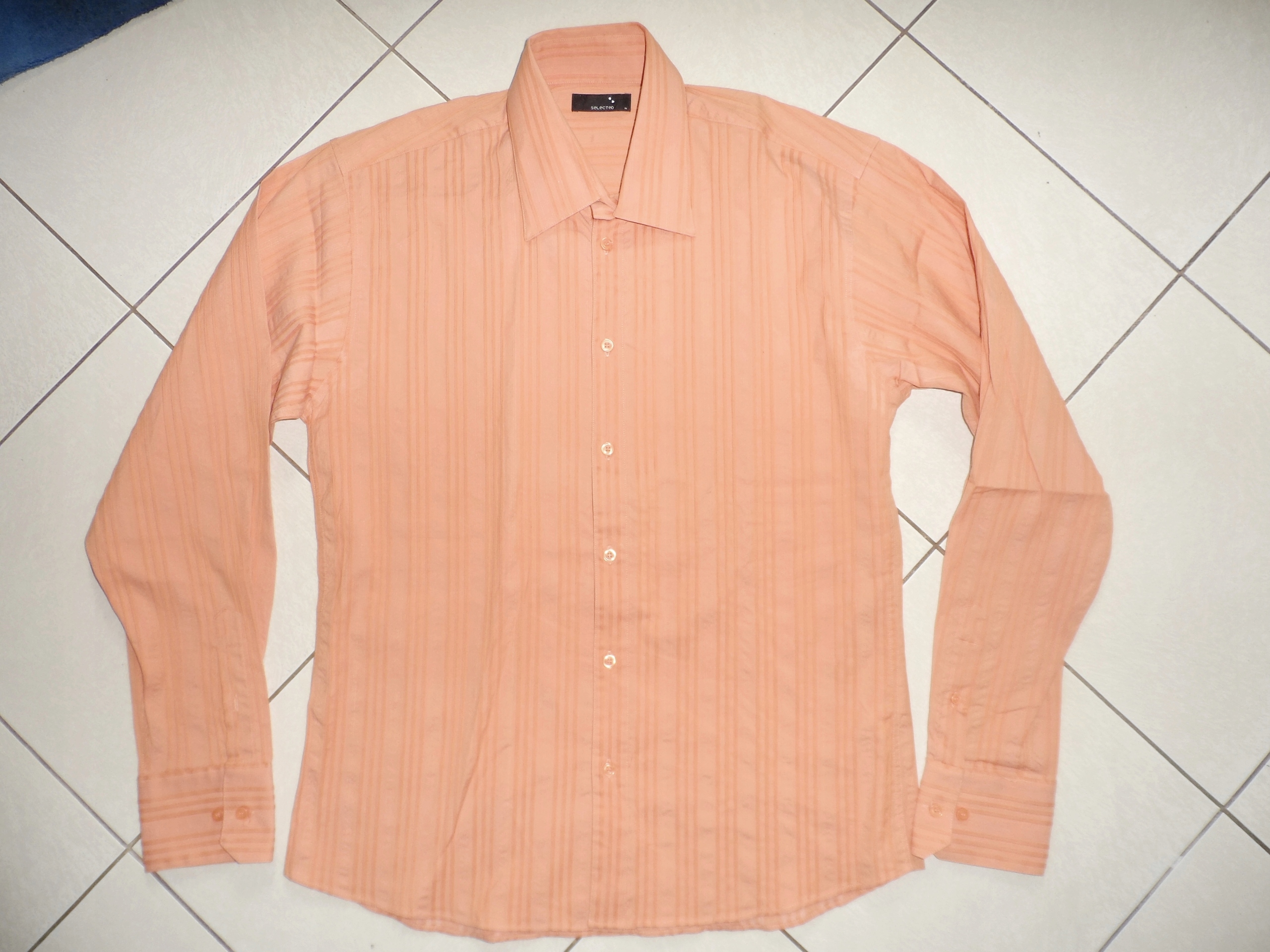 SELECTED ŁOSOSIOWA jak NOWA KOSZULA r XL= 44 lycra