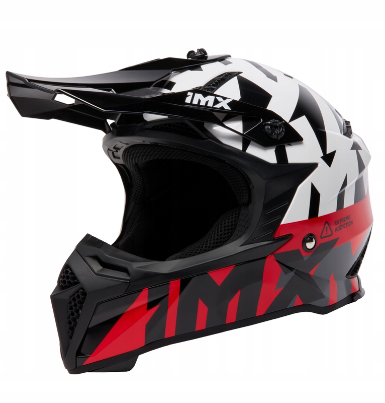 

Kask IMX FMX-02 Black/white/red Gloss Rozmiar S