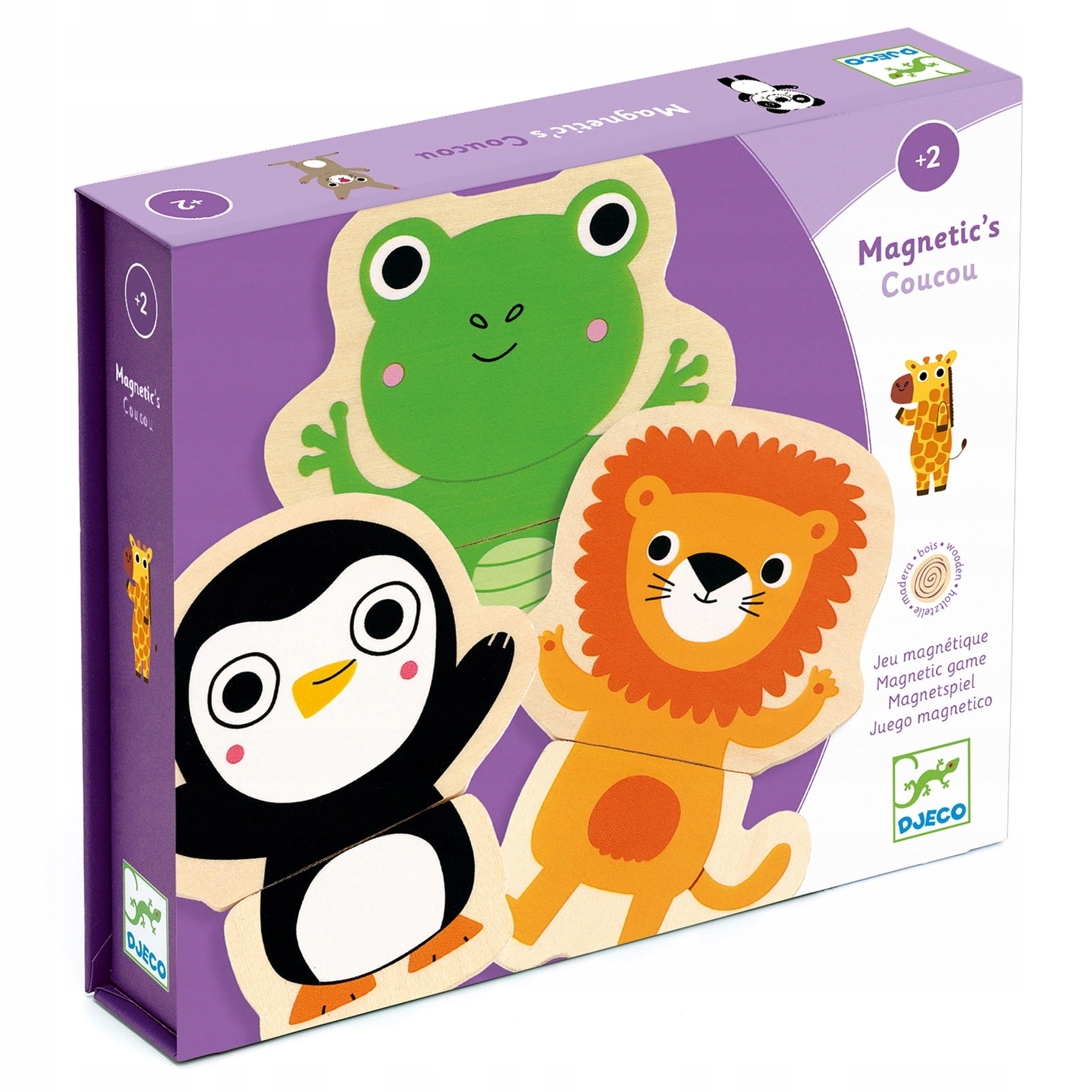 

Djeco: magnesy puzzle dżungla 2+ 3118