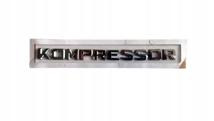MERCEDES C-KL W203 W204 CLK W208 W209 Emblemat klapy tyl KOMPRESSOR oe