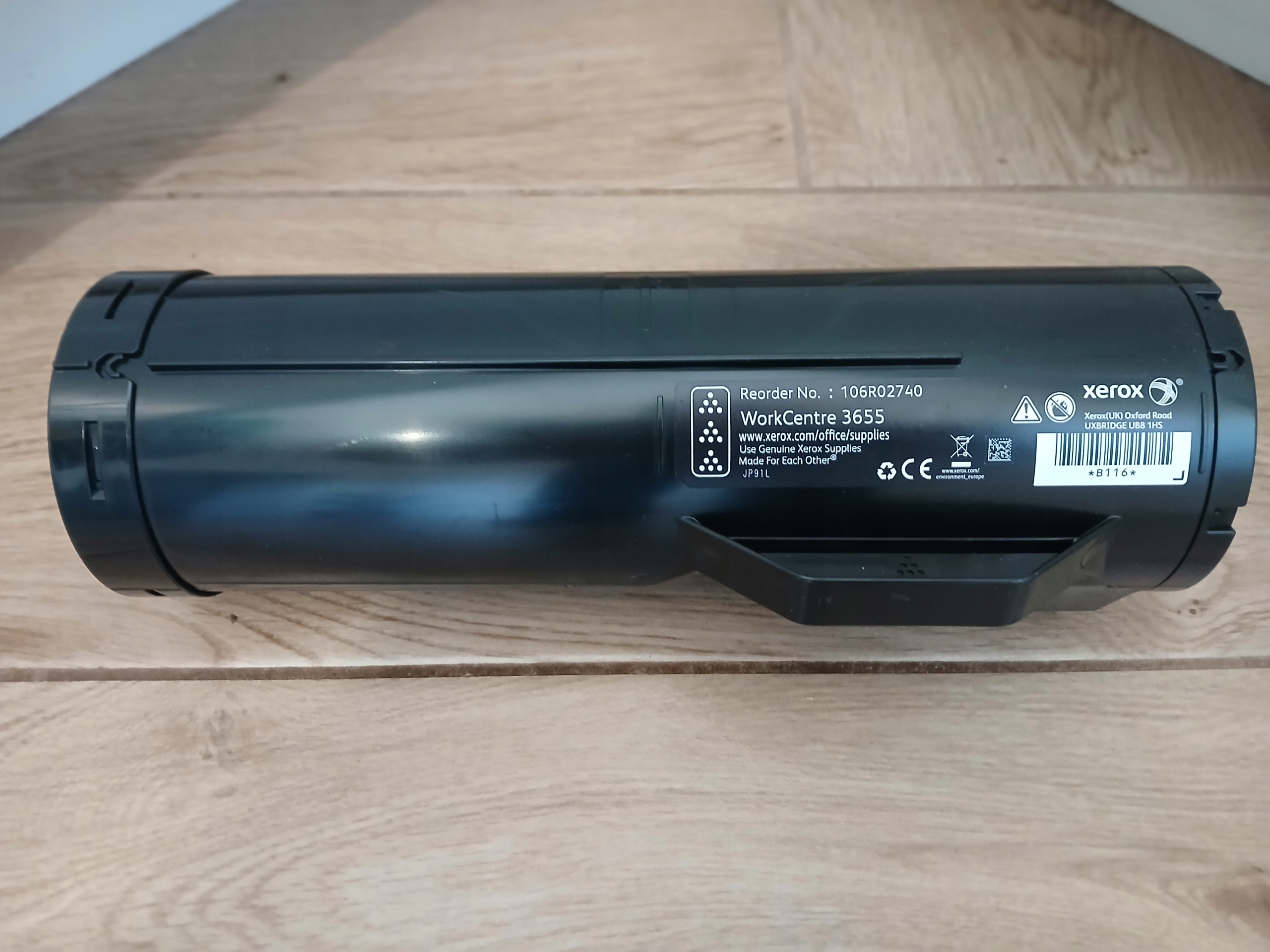 Toner Xerox 106R02740 Black WorkCentre 3655 Originál
