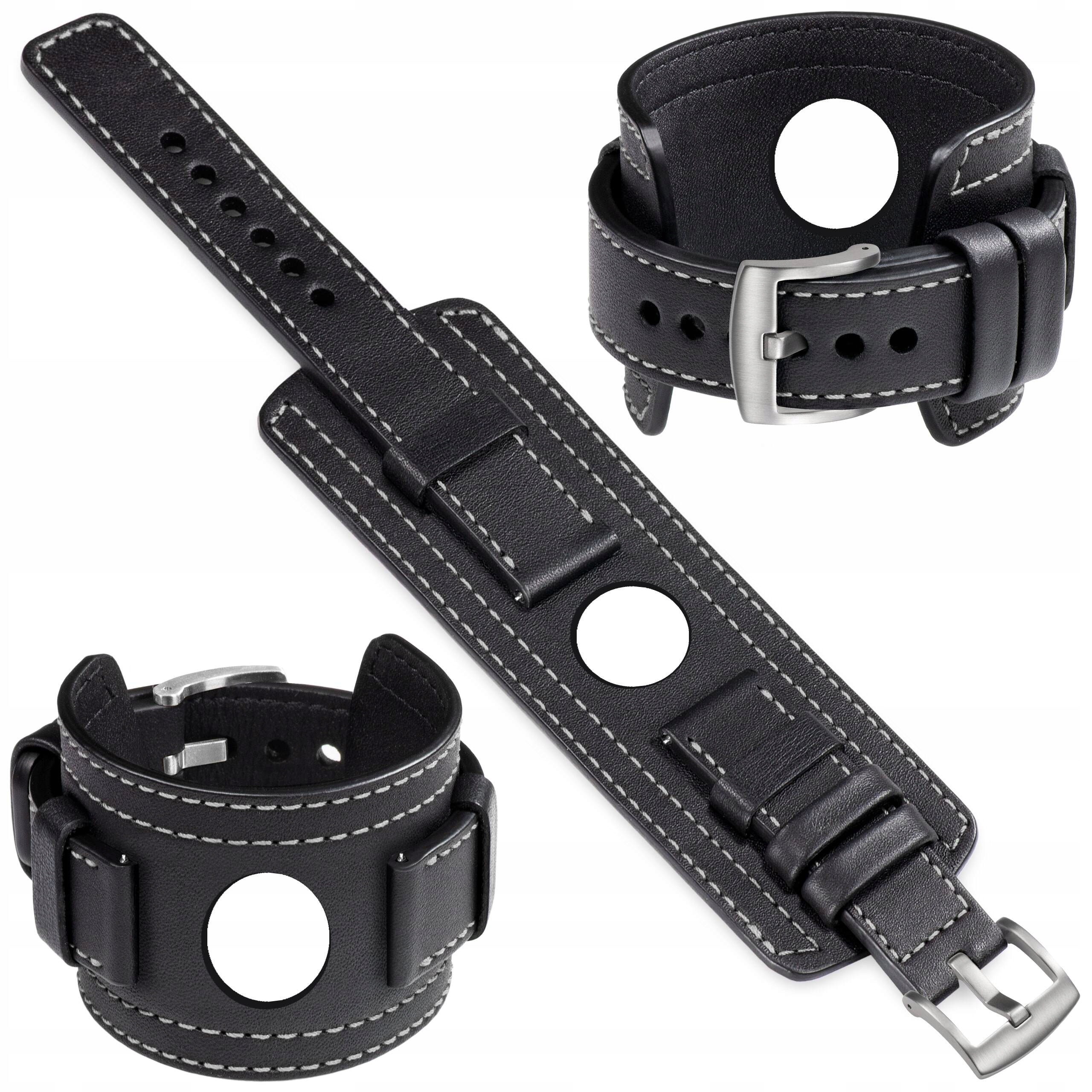 Kožený remienok 22 mm pre Samsung Watch 3 45/46 mm Gear S3 Elegantná podložka